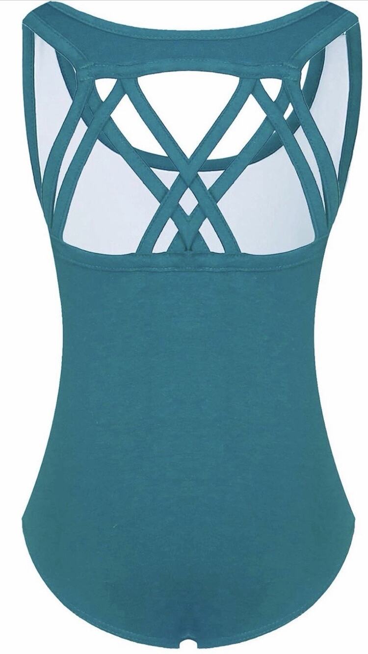 Phineein Girls Ballet Gymnastics Leotards Teal Girls Small